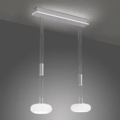 Paul Neuhaus Q-ETIENNE colgante LED, 2 luces