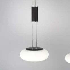 Paul Neuhaus Q-ETIENNE colgante LED 2 luces, negro