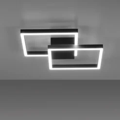 Paul Neuhaus Q-MARKO plafón LED, 2 luces, angular