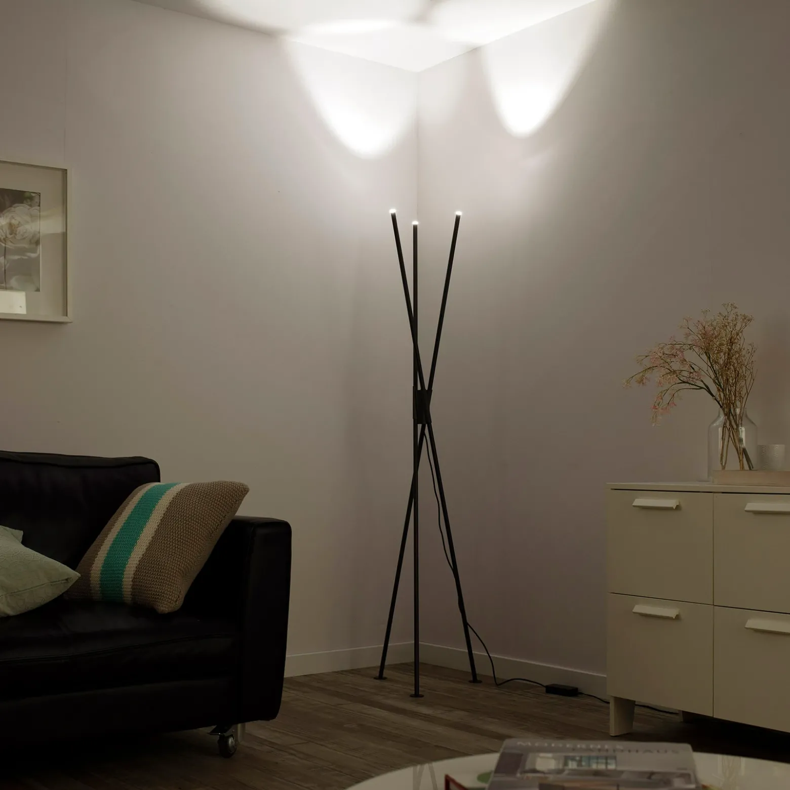 Paul Neuhaus Q-PETER lámpara de pie LED, RGB/CCT