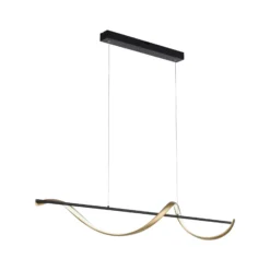 Paul Neuhaus Q-Swing colgante, antracita/latón