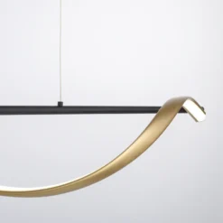 Paul Neuhaus Q-Swing colgante, antracita/latón