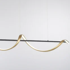 Paul Neuhaus Q-Swing colgante, antracita/latón