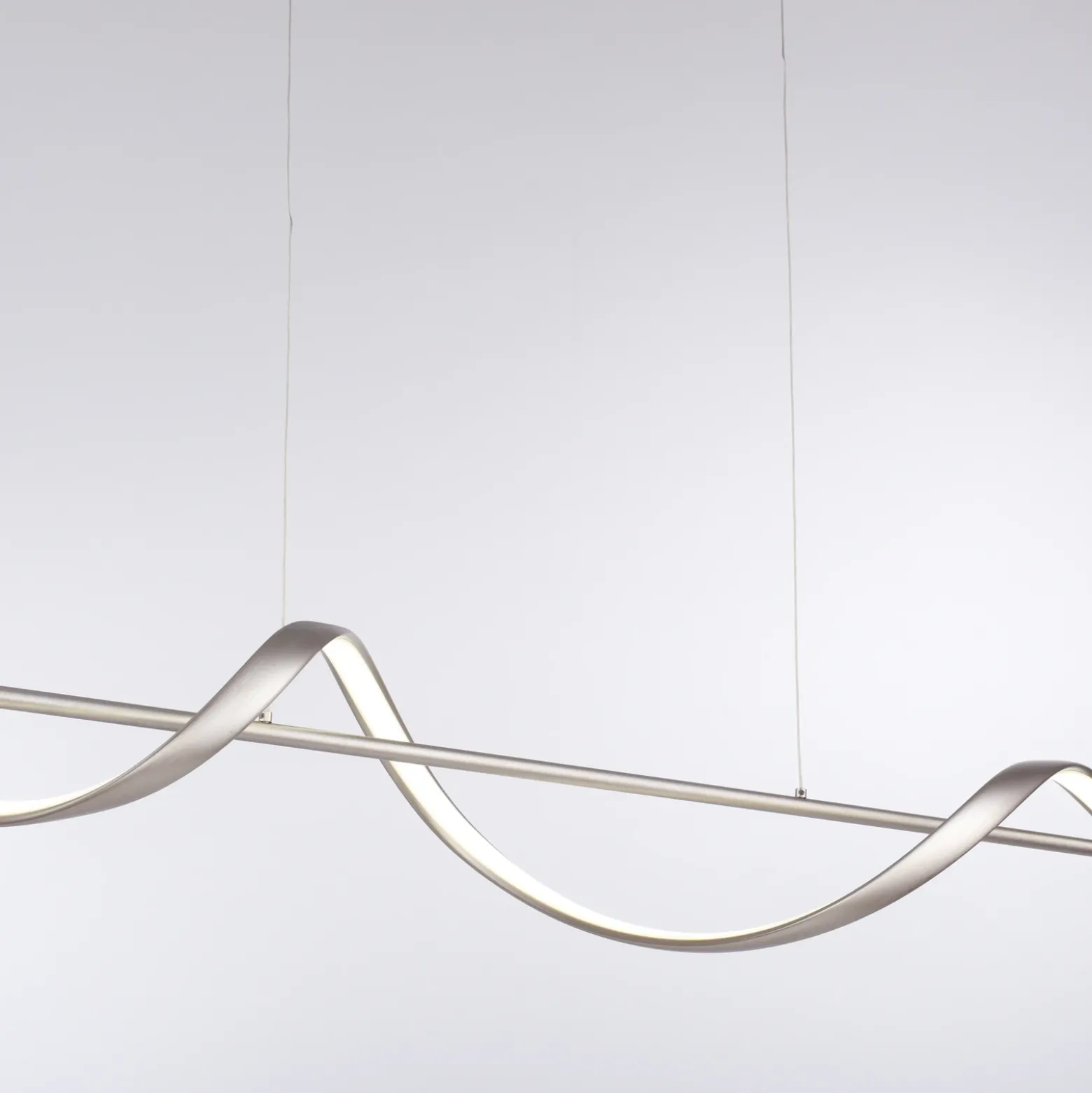 Paul Neuhaus Q-Swing lámpara colgante LED, acero