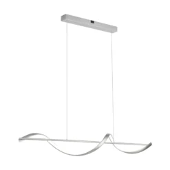 Paul Neuhaus Q-Swing lámpara colgante LED, acero
