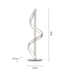 Paul Neuhaus Q-Swing lámpara de mesa LED, acero