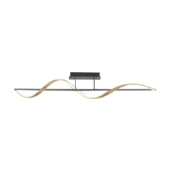Paul Neuhaus Q-Swing plafón antracita/latón