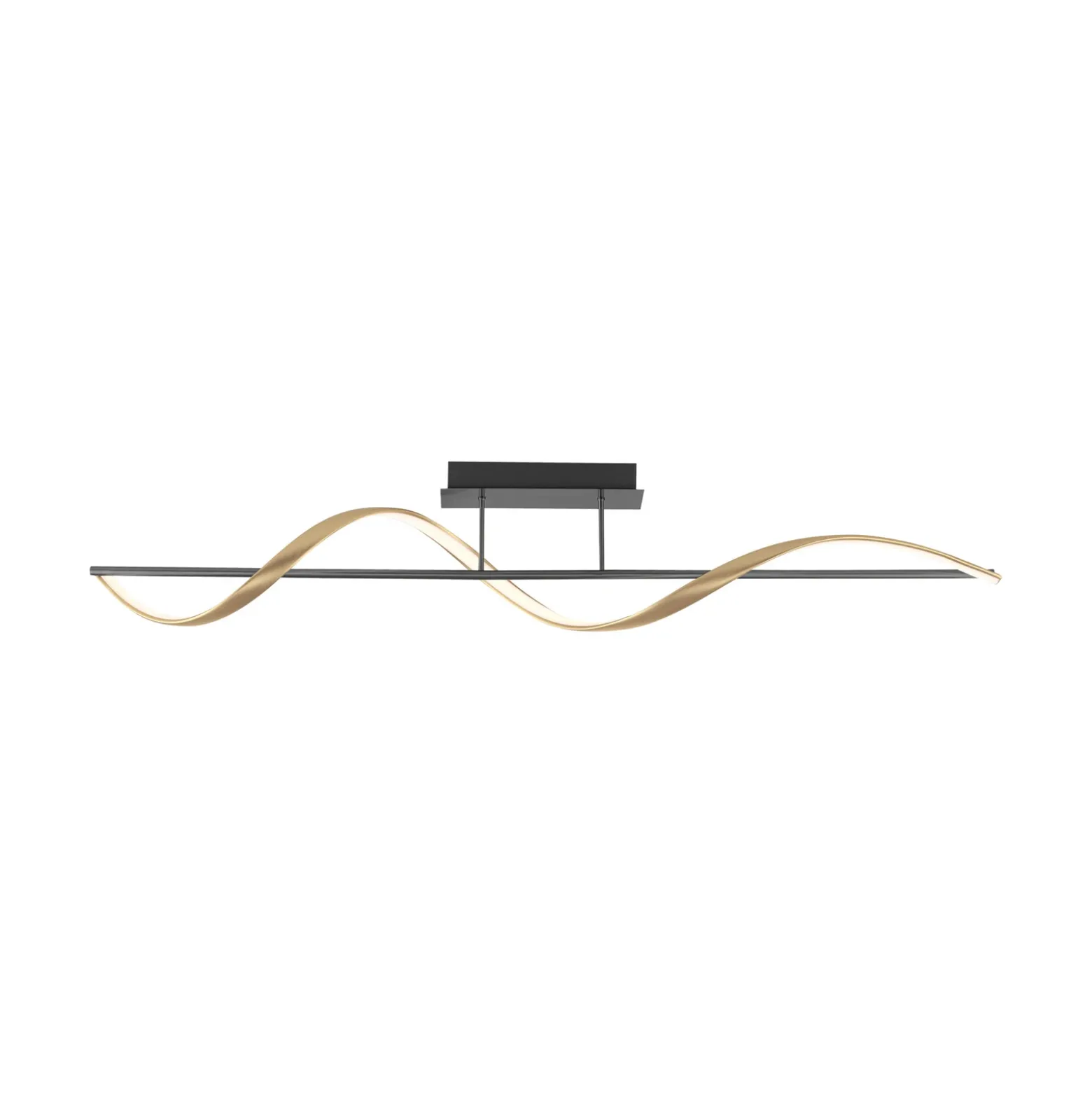 Paul Neuhaus Q-Swing plafón antracita/latón