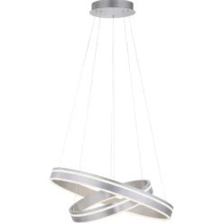 Paul Neuhaus Q-VITO colgante 2 luces acero