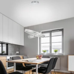 Paul Neuhaus Q-VITO colgante 2 luces acero