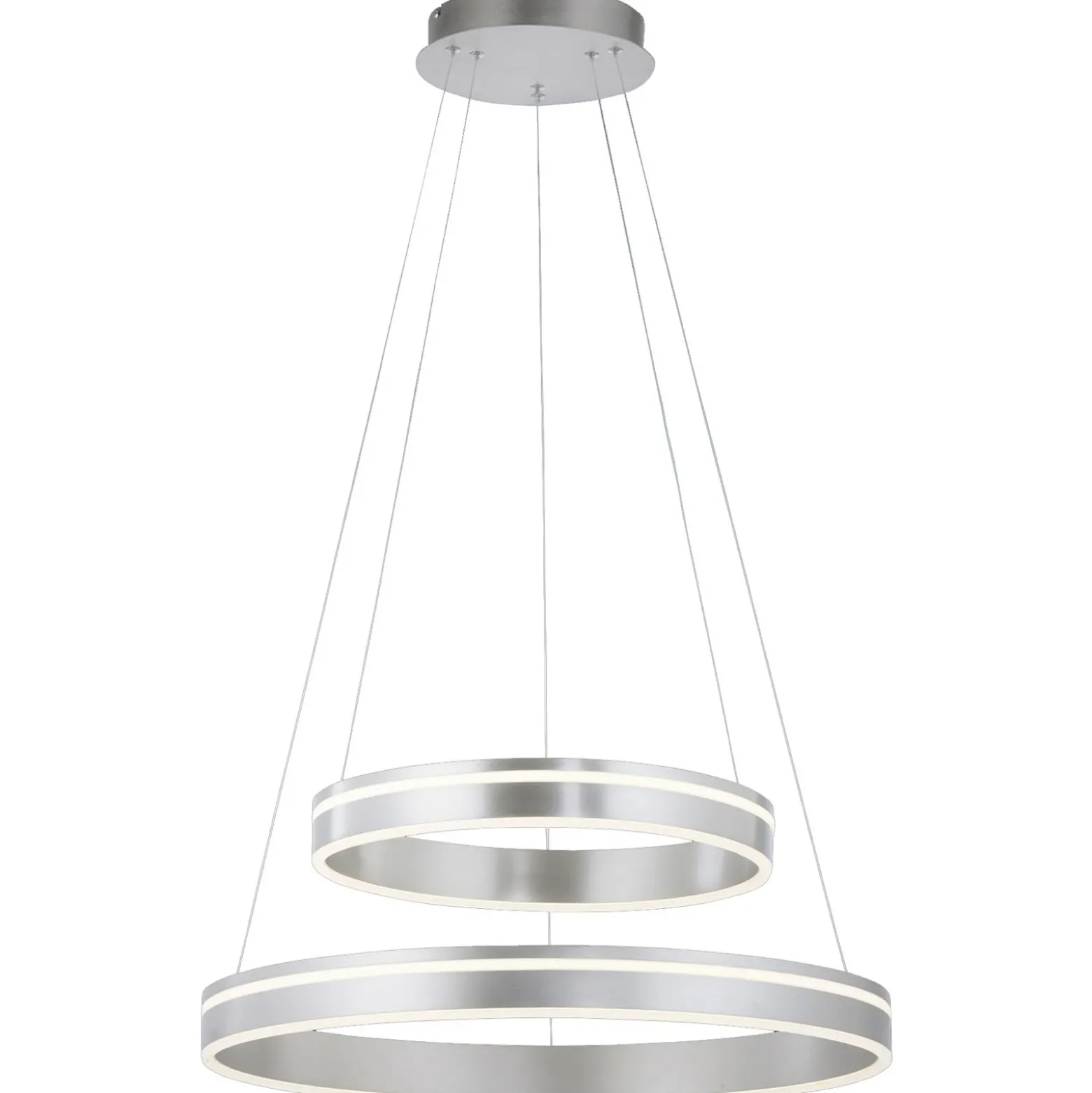Paul Neuhaus Q-VITO colgante 2 luces acero