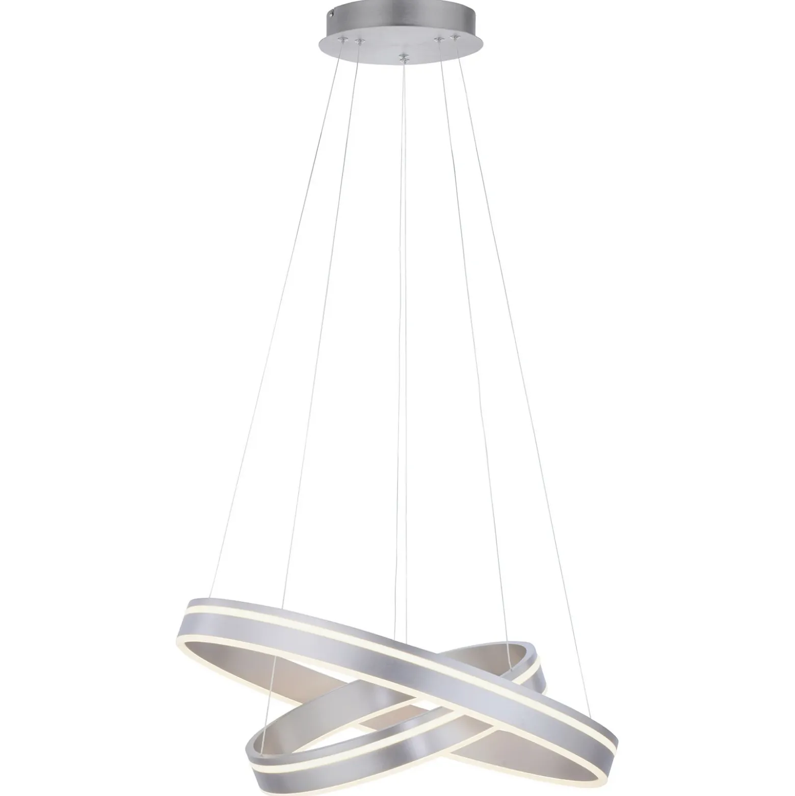 Paul Neuhaus Q-VITO colgante 2 luces acero