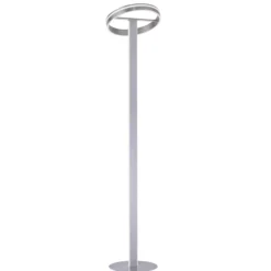 Paul Neuhaus Q-Vito lámpara pie LED, recta, anillo