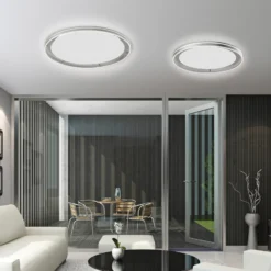 Paul Neuhaus Q-VITO plafón LED 59cm acero