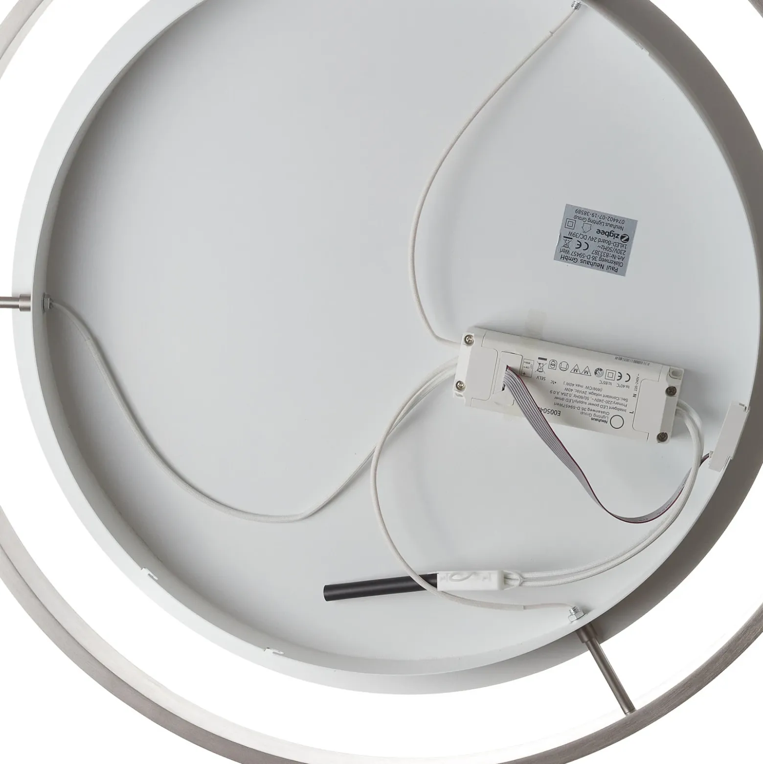 Paul Neuhaus Q-VITO plafón LED 59cm acero