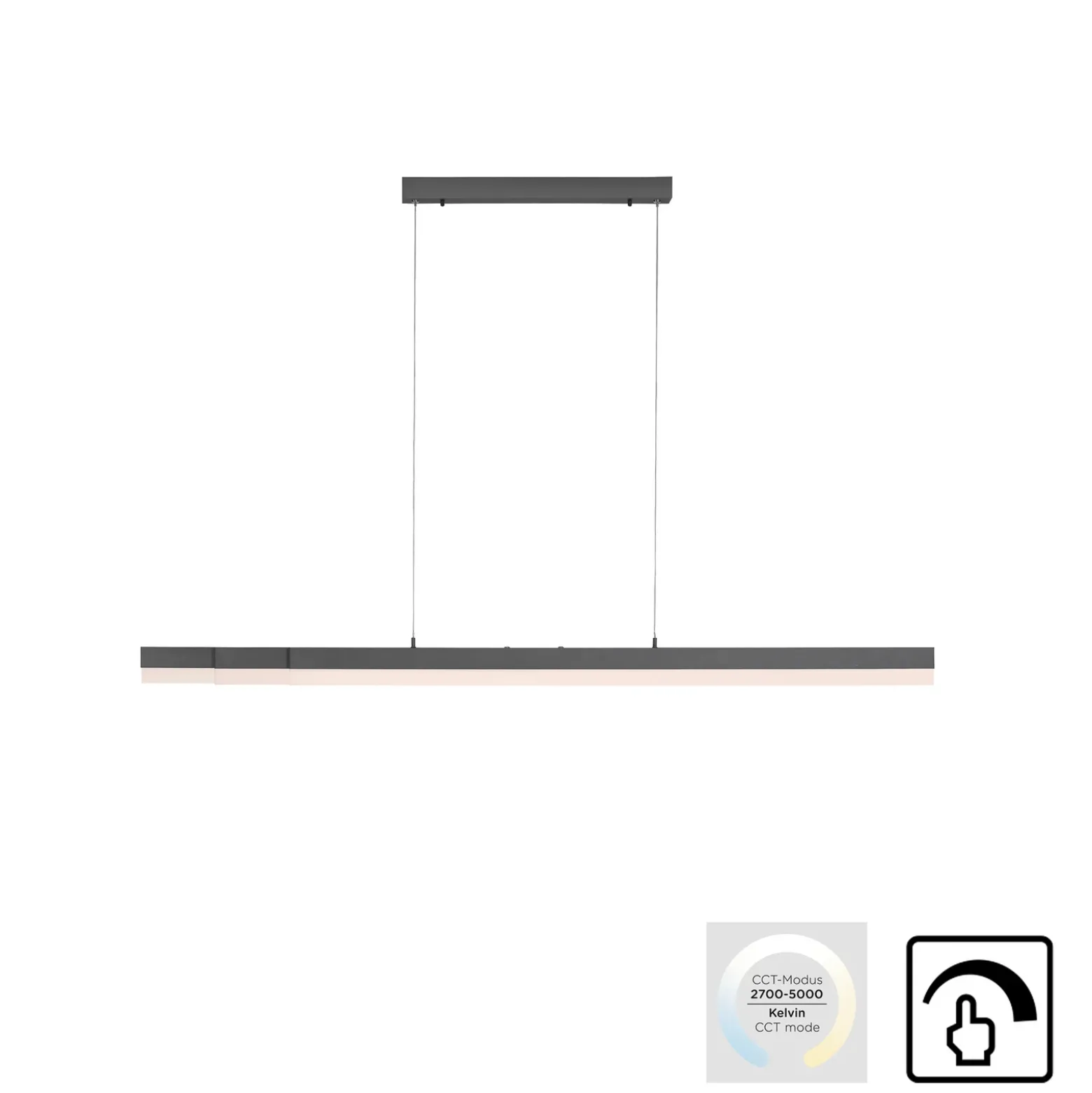 Paul Neuhaus Sina lámpara colgante LED CCT touch