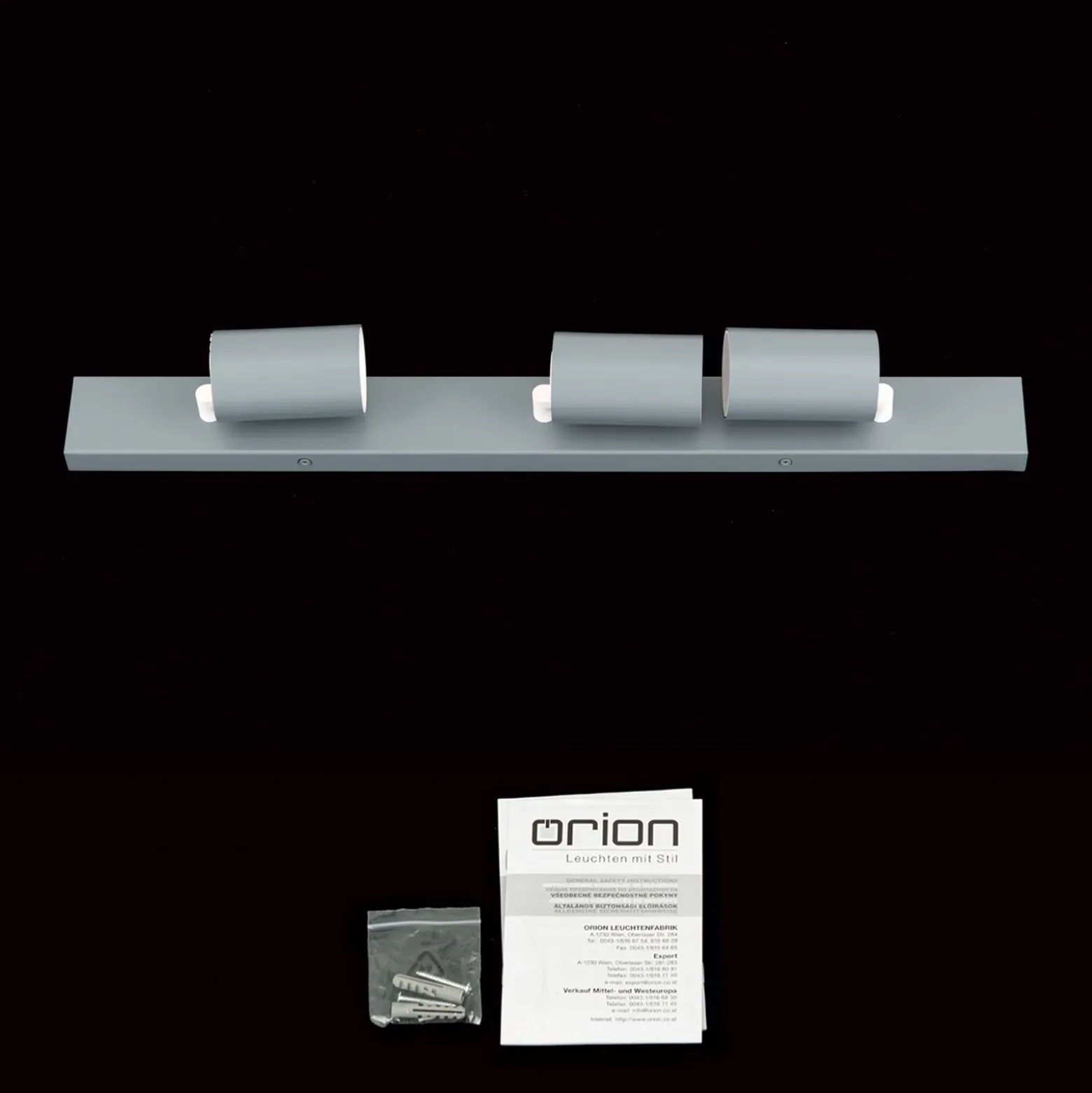 Penn downlight de techo, verde claro, longitud 60 cm, acero/aluminio