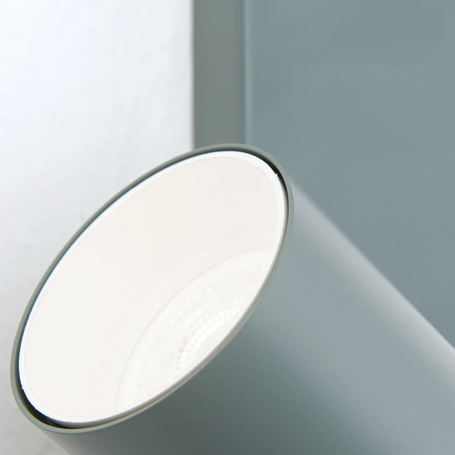 Penn downlight de techo, verde claro, longitud 60 cm, acero/aluminio