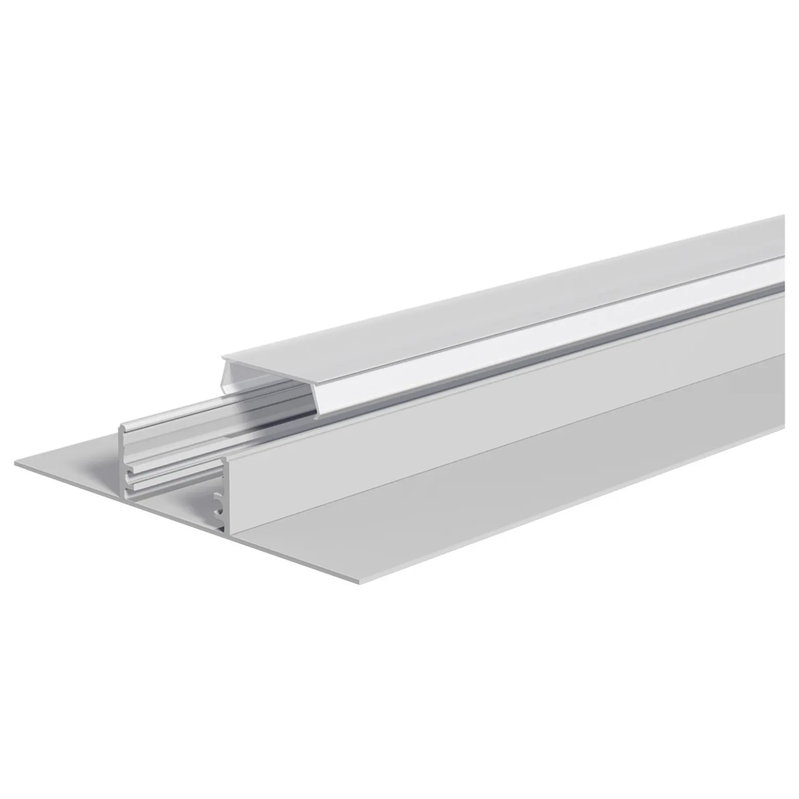 Perfil construcción seco aluminio 200cm tapa opal