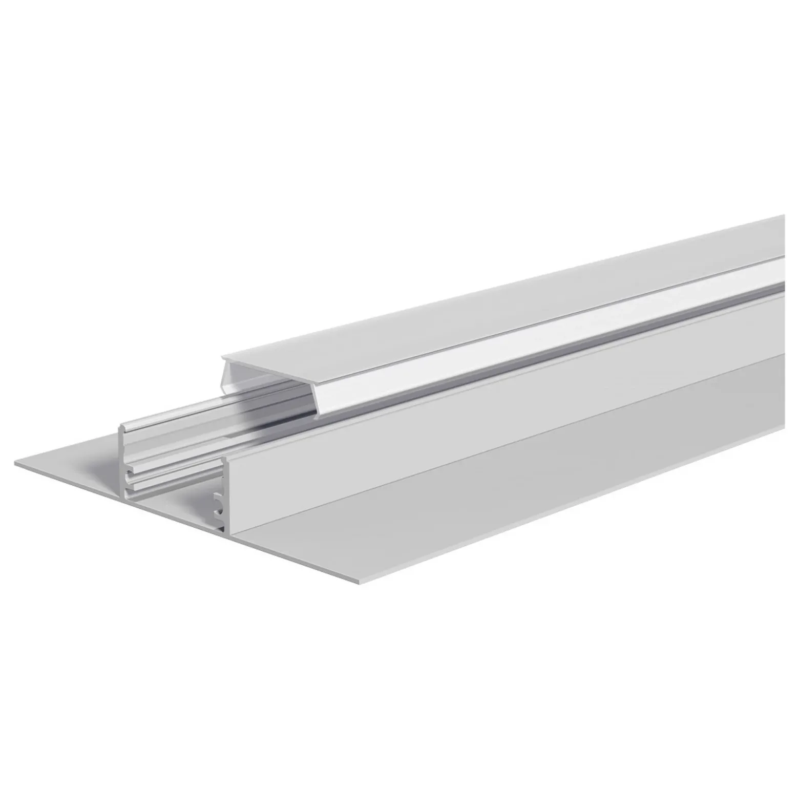 Perfil construcción seco aluminio 200cm tapa opal
