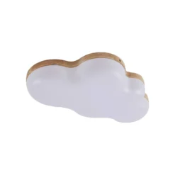 Pilvi, plafón LED de Lindby, plástico, nube, 50 cm