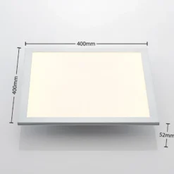 Placa de techo Lindby Smart LED Kjetil 40 x 40 cm Tuya RGB CCT