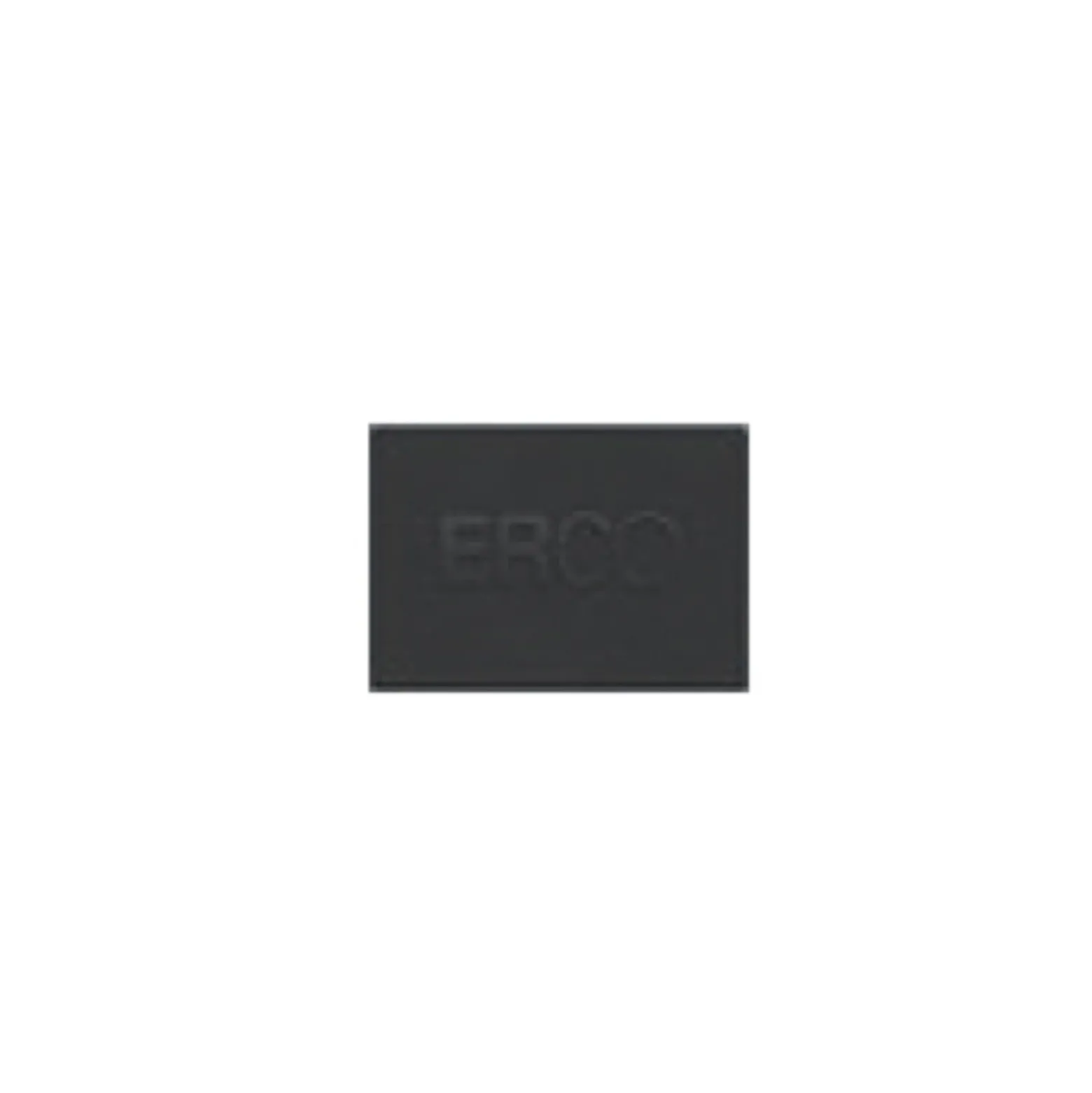 Placa final ERCO para carril Minirail, negro