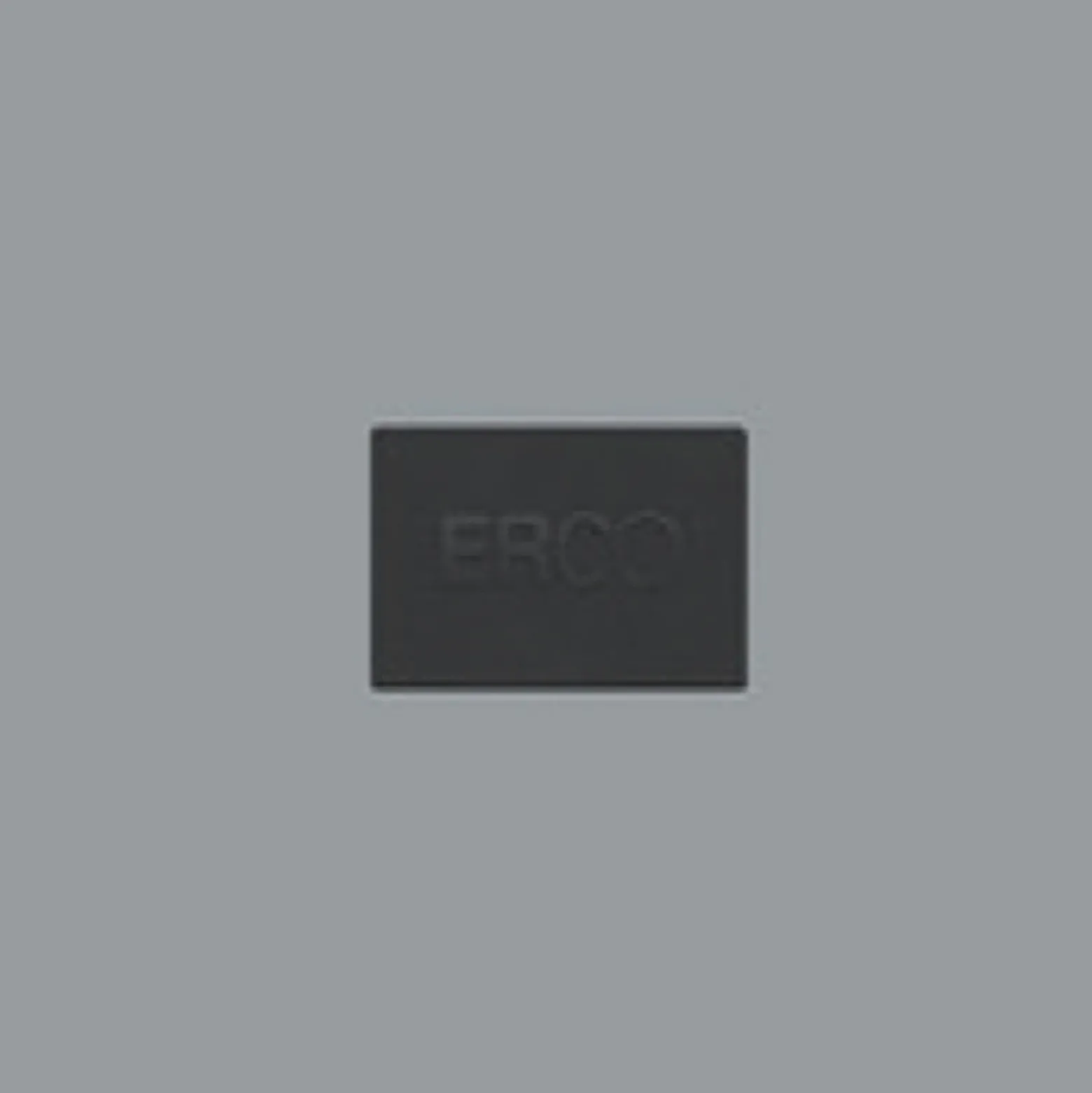 Placa final ERCO para carril Minirail, negro