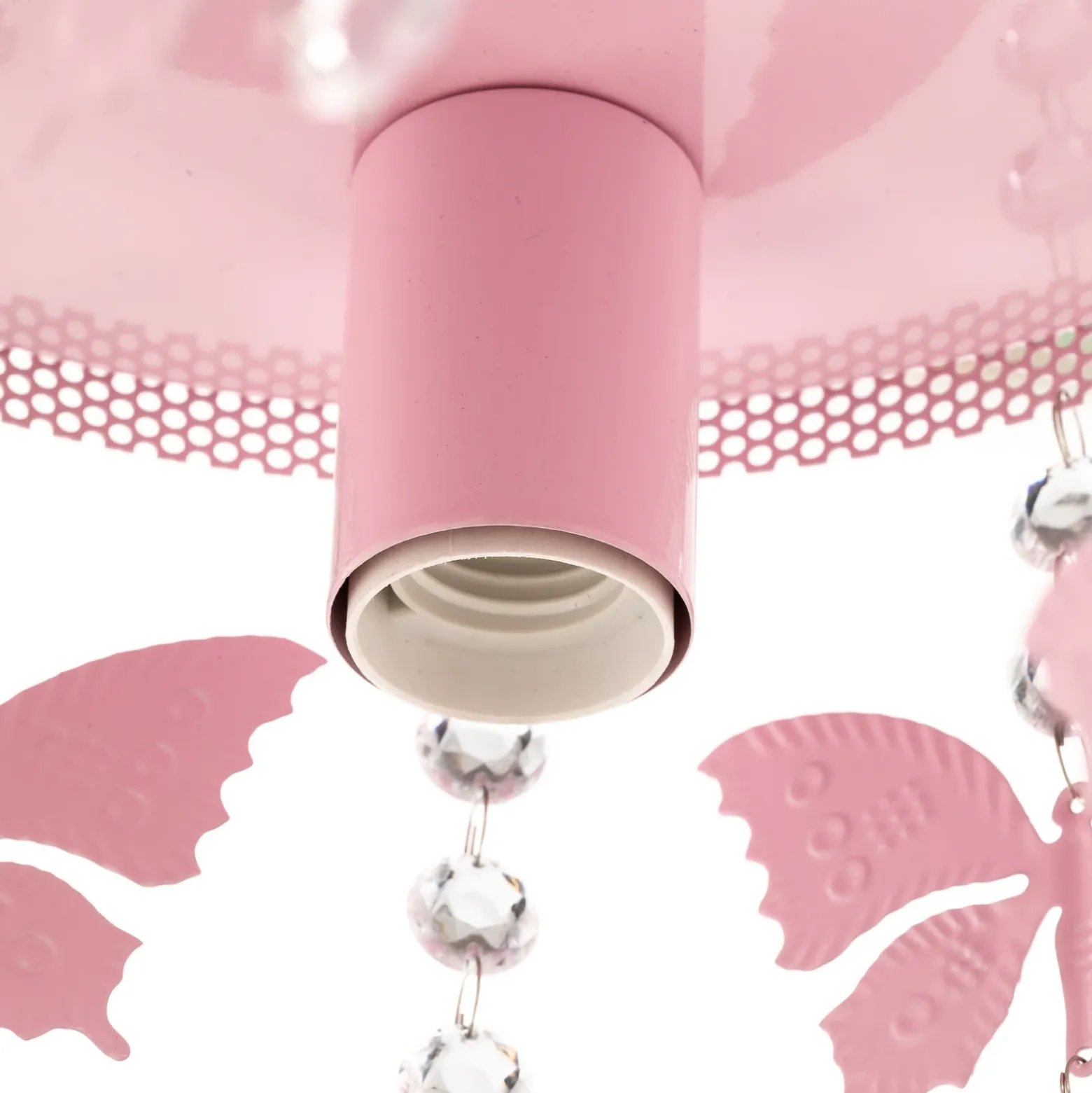 Plafón Angelica en rosa con mariposas