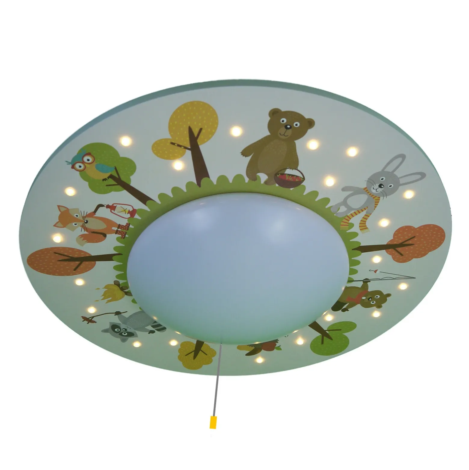 Plafón Animales divertidos, 1 luz, 20 LEDs