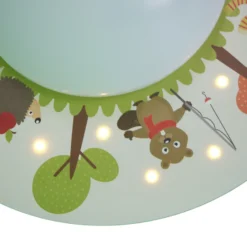 Plafón Animales divertidos, 1 luz, 20 LEDs