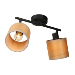 Plafón Bamboo, 2 luces