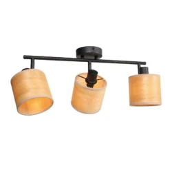 Plafón Bamboo, 3 luces