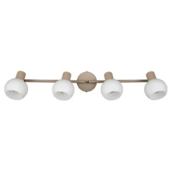 Plafón Boba, 4 luces, beige, E14, metal