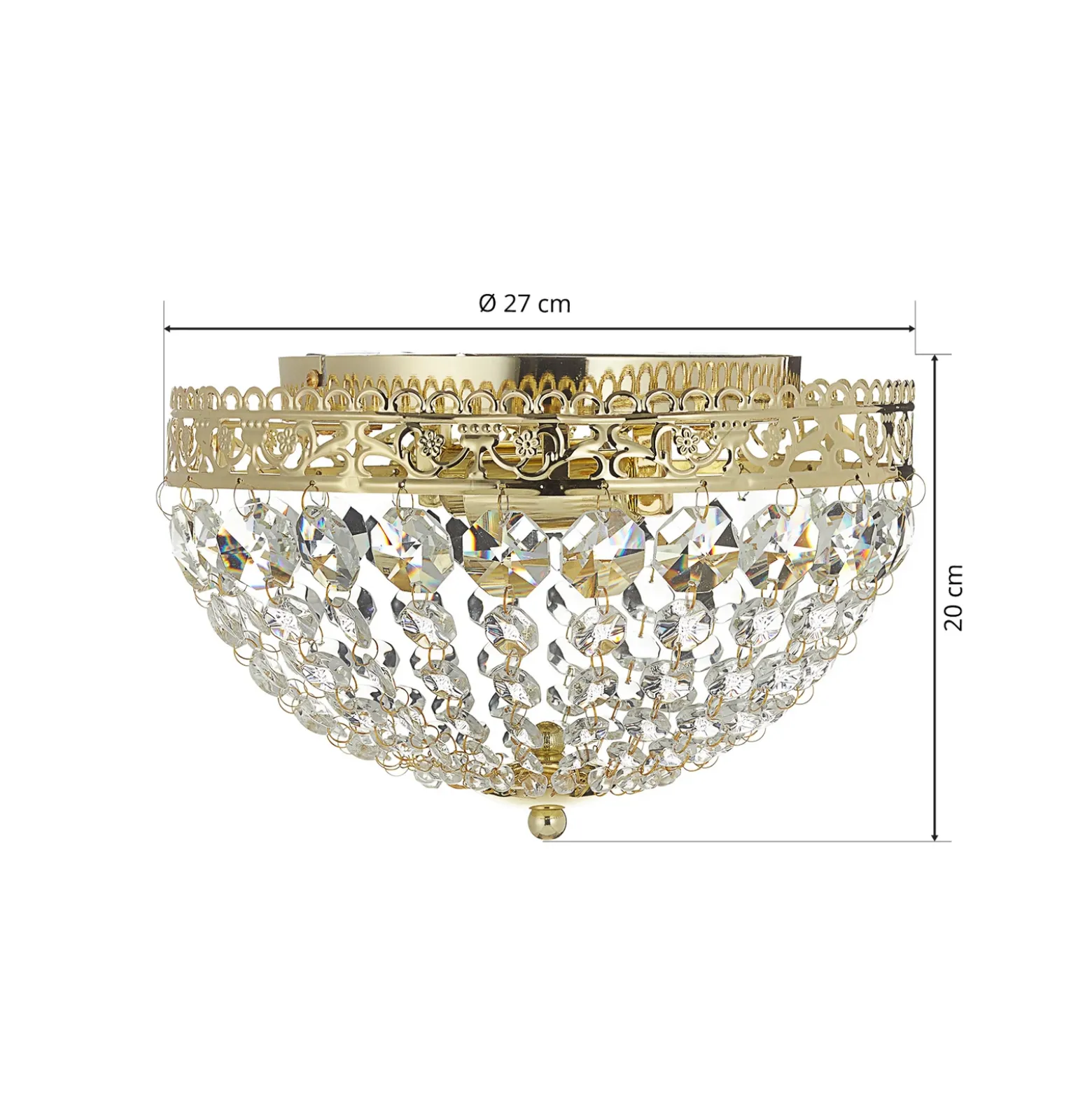 Plafón brillante Saxholm