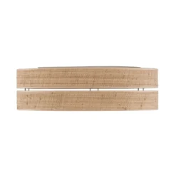 Plafón Calma, beige, rafia, Ø 60 cm, E27