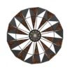 Plafón Carlton, Ø 47 cm, negro/cobre