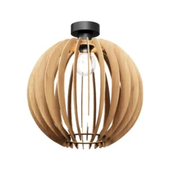 Plafón Clay, Ø 40 cm, contrachapado de abedul, E27