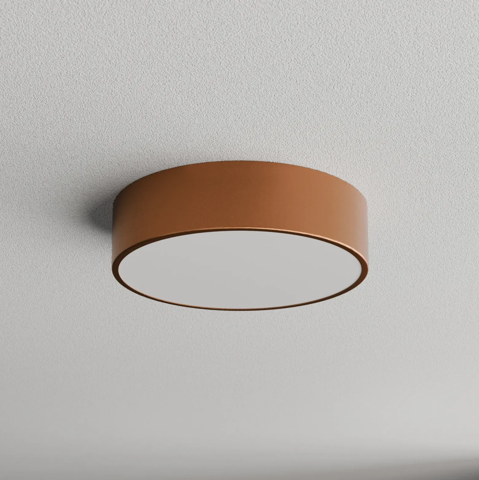 Plafón Cleo 300, Ø 30 cm cobre