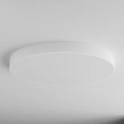 Plafón Cleo, Ø 78 cm, IP20, blanco, metal, E27