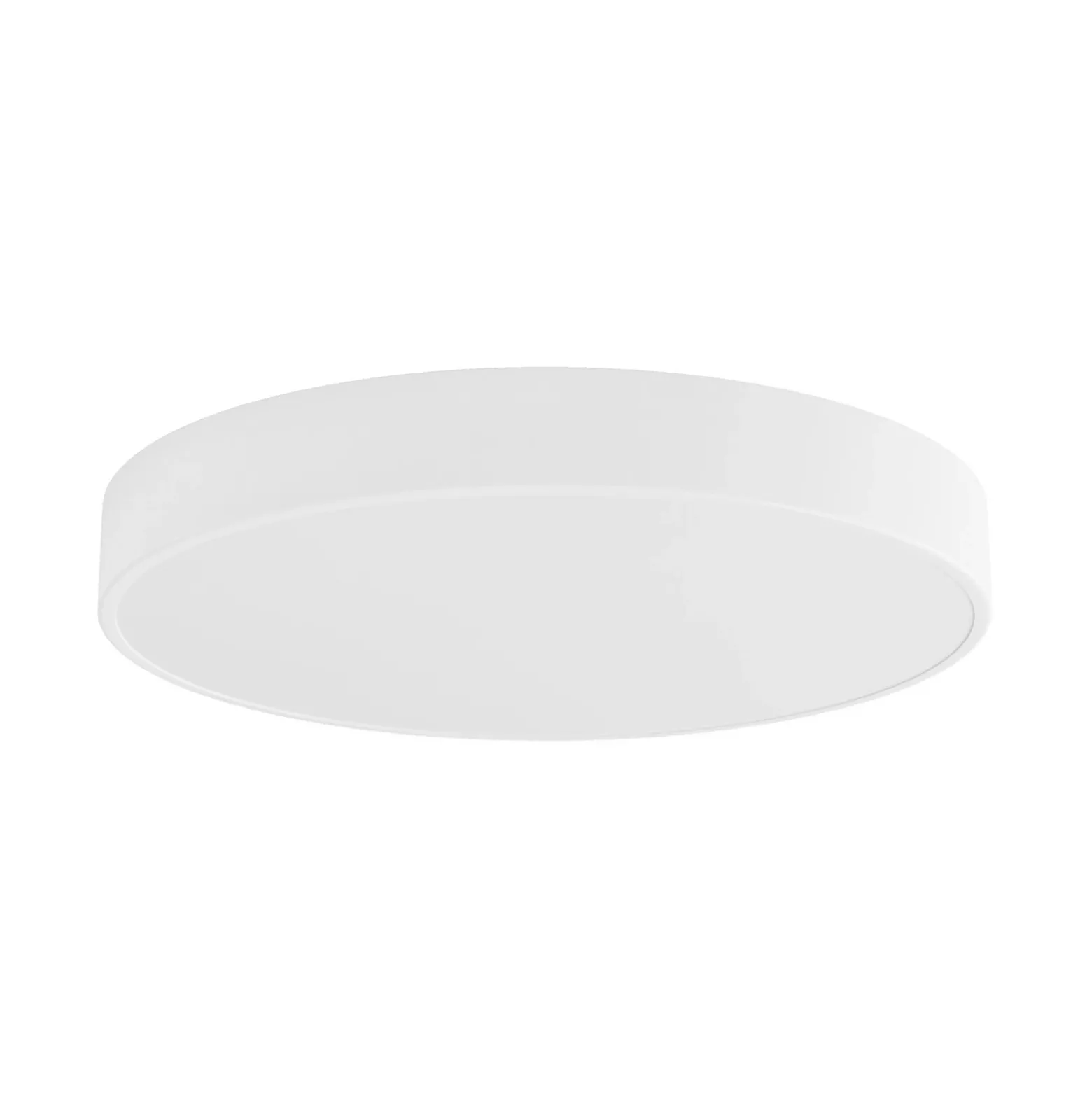 Plafón Cleo, Ø 60 cm, IP20, blanco, metal, E27