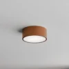 Plafón Cleo, Ø 20 cm, IP54, color cobre, metal, E27