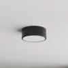 Plafón Cleo, Ø 20 cm, IP20, negro, metal, E27