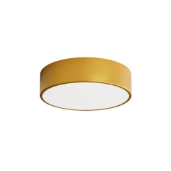 Plafón Cleo 300, IP54, Ø 30 cm dorado