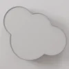 Plafón Cloud de tela, longitud 62 cm, gris