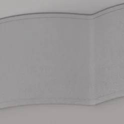Plafón Cloud de tela, longitud 62 cm, gris