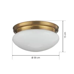 Plafón clásico Harry, Ø 30 cm