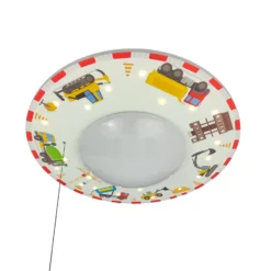 Plafón Construcción con lámpara estrellada LED