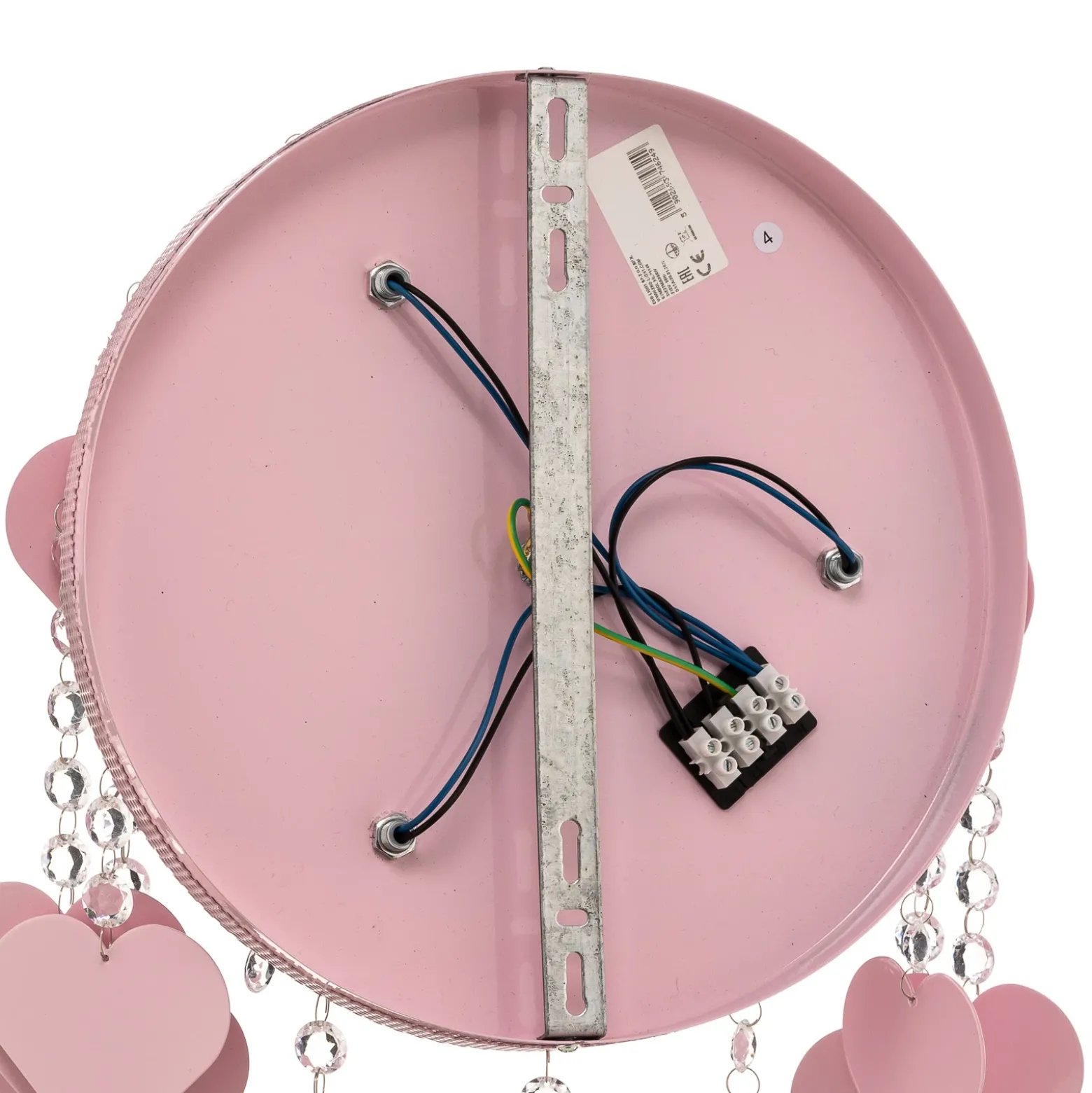 Plafón Corazón en rosa con corazones