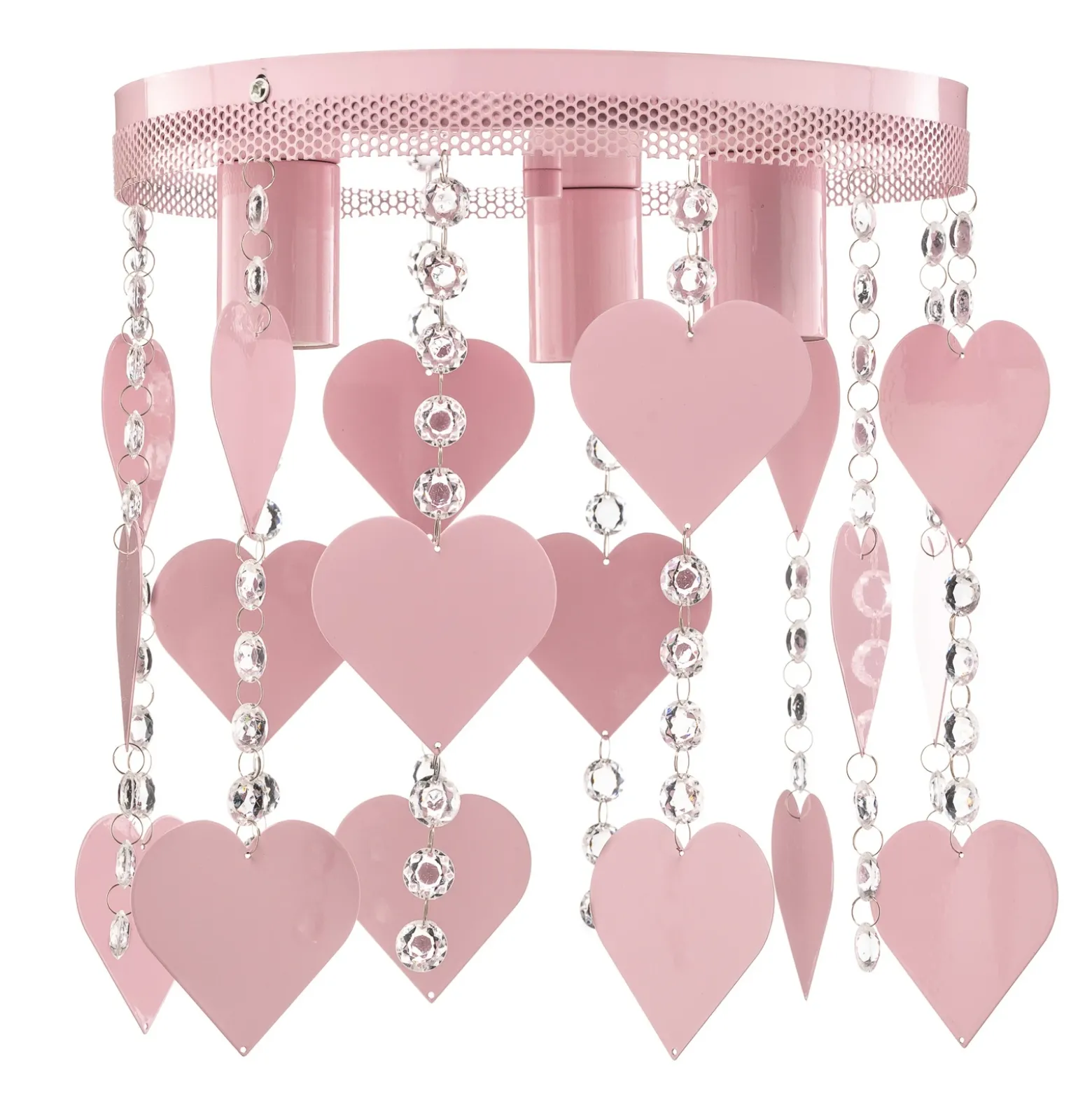 Plafón Corazón en rosa con corazones
